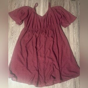 Torrid Cold Shoulder Mini Dress